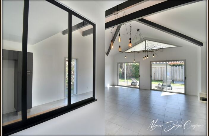VILLA D'ARCHITECTE DE PLAIN PIED à vendre 6 pièces  (40) DE 135 M² ENTRE FORET ET OCEAN — photo 3
