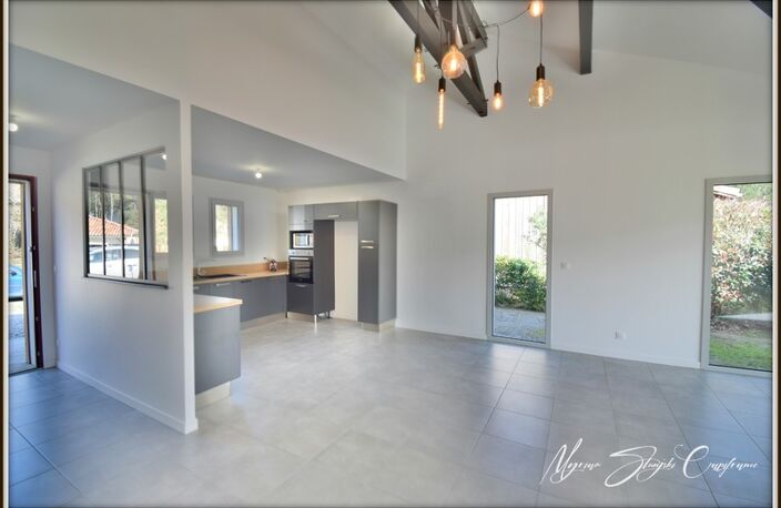 VILLA D'ARCHITECTE DE PLAIN PIED à vendre 6 pièces  (40) DE 135 M² ENTRE FORET ET OCEAN — photo 5