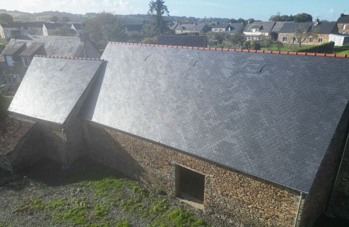Dpt (35), à vendre propriété à rénover - Baie du Mont Saint Michel - Saint Georges de Gréhaigne — photo 3