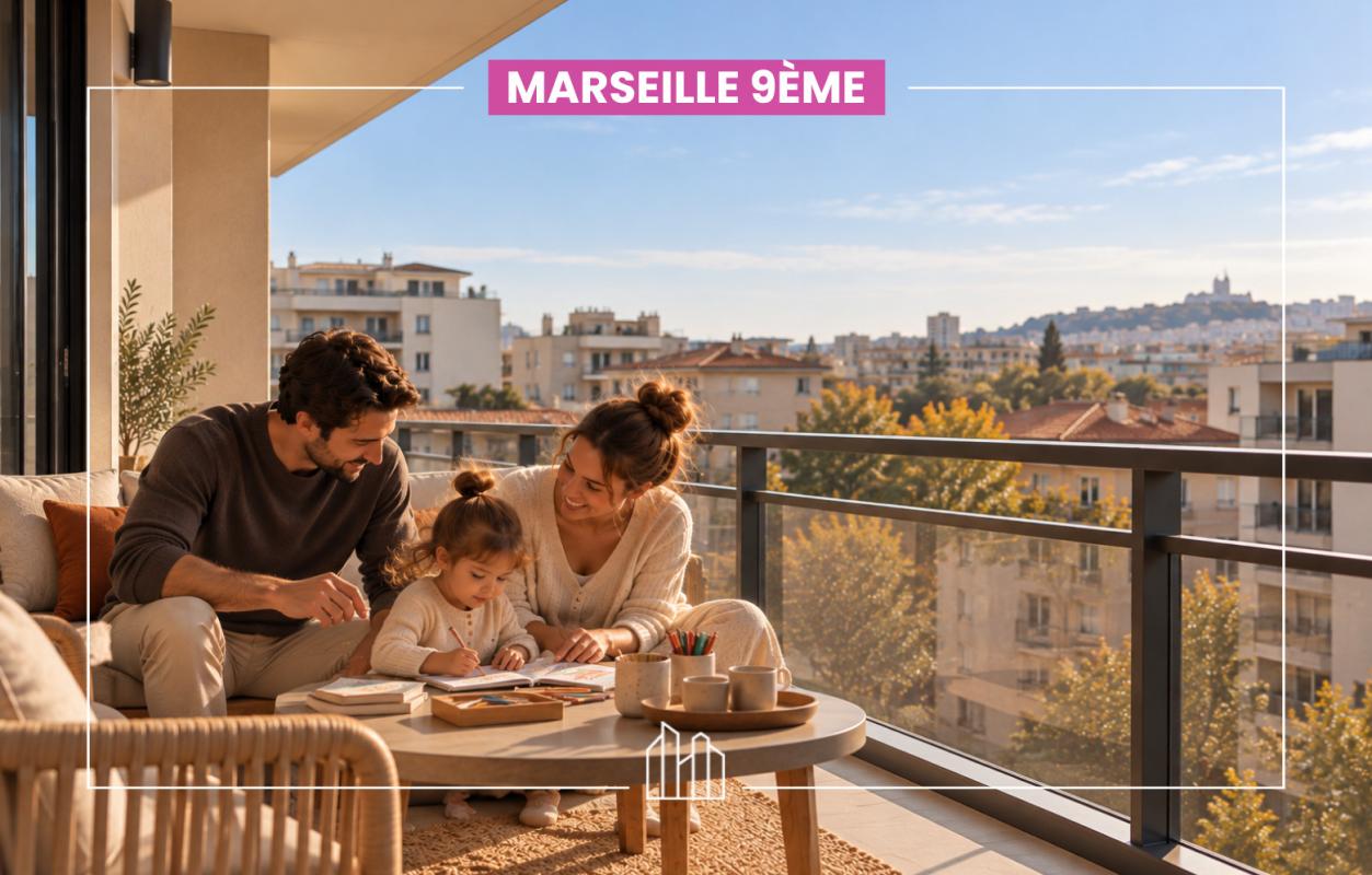 Appartement  T3 à vendre Marseille 9eme 13009