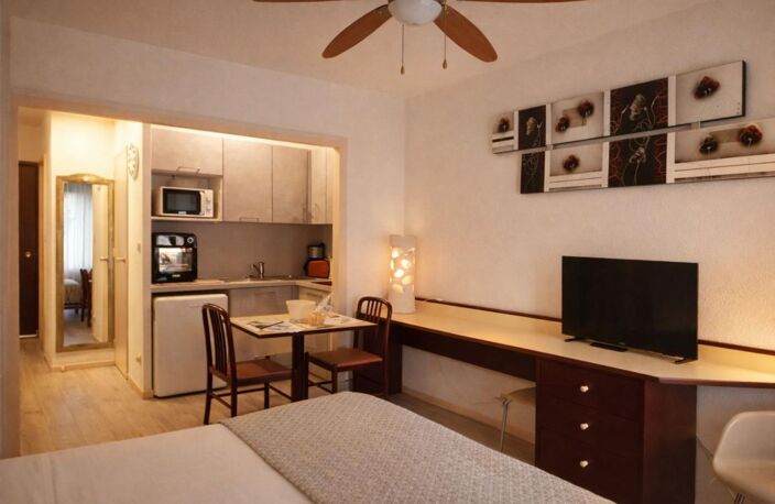 Studio meublé avec balcon – Résidence thermale Borda – Dax Saint-Vincent – Idéal investissement locatif curistes — photo 4
