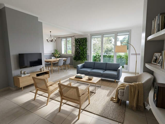 Martigues , App T3/4 de 71m2 ,plein sud , avec deux balcons et parking — photo du bien