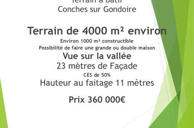 Terrain  360000 €