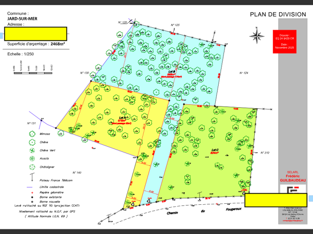 Terrain à bâtir - 676m² - Jard-sur-Mer — photo du bien