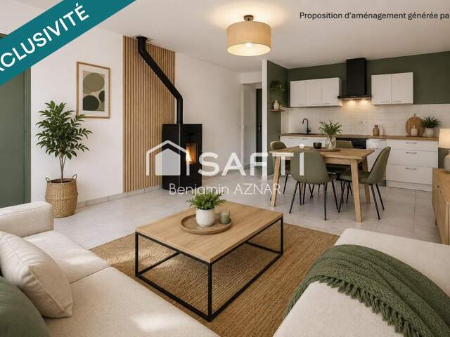 Maison de village T4 avec jardin et chambre au RDC — photo du bien