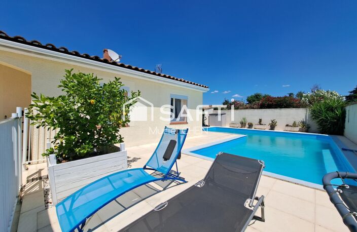 AUBORD : villa avec garage, jardin et piscine — photo 3