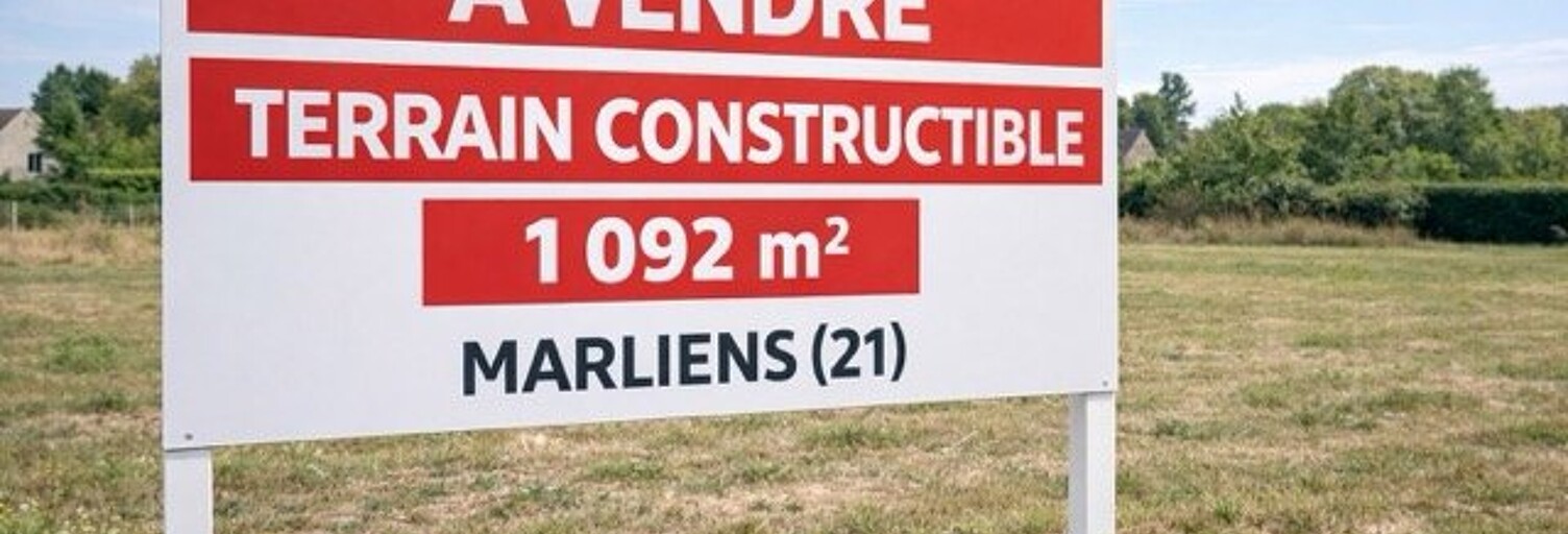 Terrain  1092 m² à vendre à Marliens (21110)