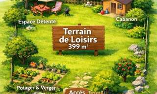 Terrain  399 m² à vendre à Corcelles-les-Monts (21160)