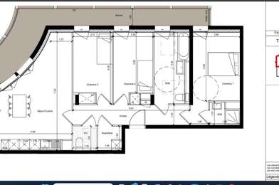 Appartement 4 pièces 334000 €