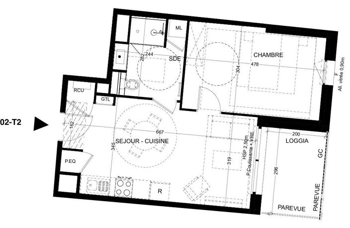 Vente Appartement 2 pièces — photo 2