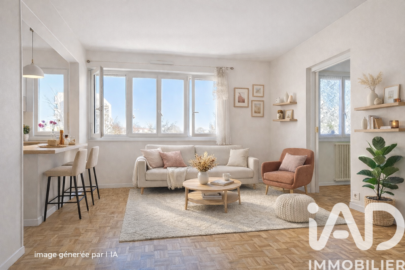 Epinay-sur-Seine - 60m² - 3p. - 2ch.