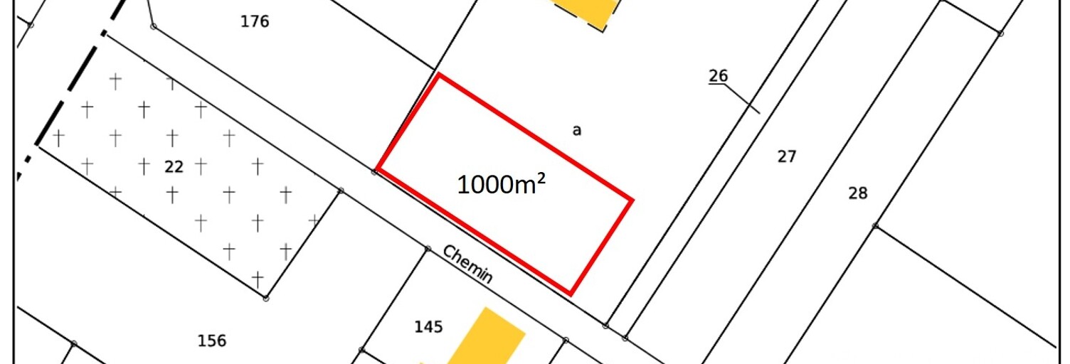 Terrain  1000 m² à vendre à Vieux-lès-Asfeld (08190)