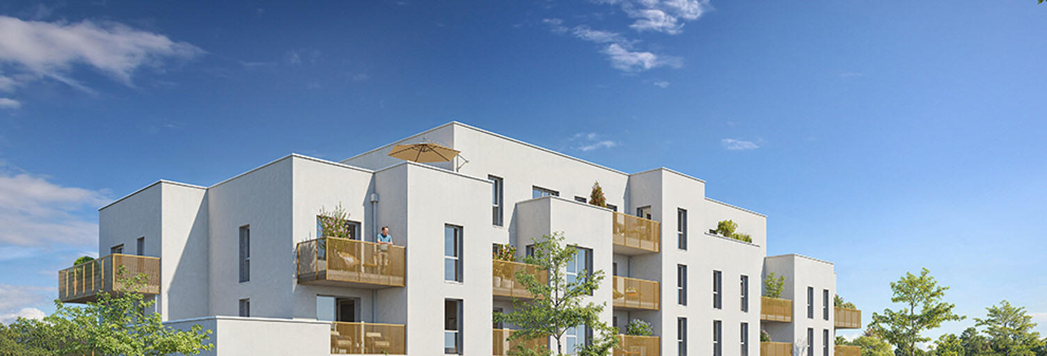Appartement neuf T2, T3 Pièce 41 à 64 m² à vendre à Vezin-le-Coquet (35132)
