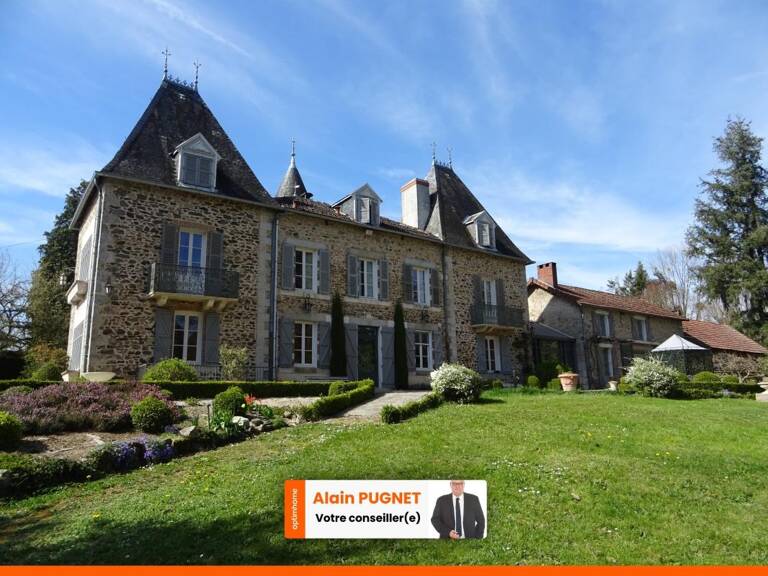 SECTEUR SAINT HILAIRE LES PLACES PROCHE DE NEXON EN HAUTE VIENNE MAGNIFIQUE MANOIR DU 17EME DE 280 M² HABITABLES SUR 17862 M² DE TERRAIN AVEC UN ETANG DE 6000 M² ET PISCINE — photo 1