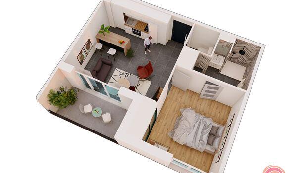 Immeuble 3 pièces  à vendre Luc-la-Primaube 12450