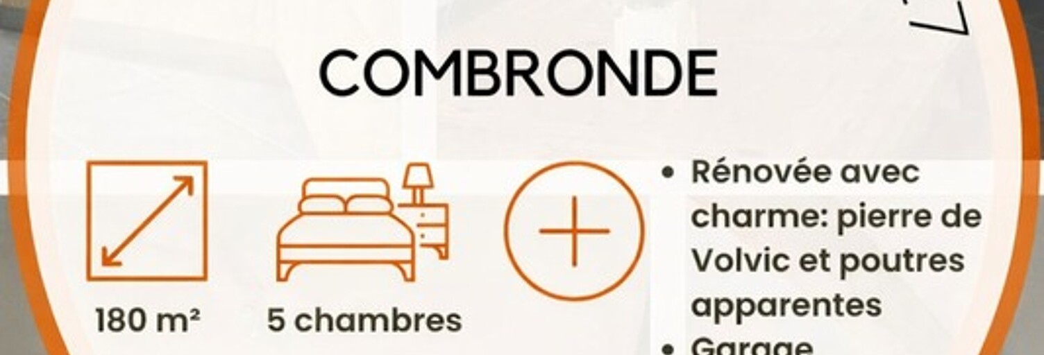 Maison 9 Pièces 180 m² à vendre à Combronde (63460)