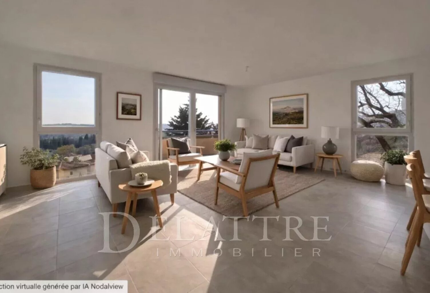 OPIO – Dernier étage – 3 pièces  avec terrasse et vue dégagée — photo 1