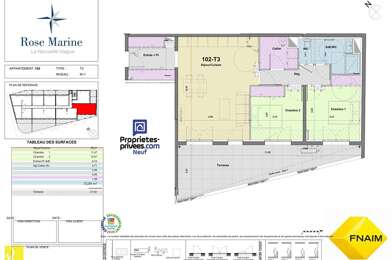 Appartement 3 pièces 284900 €