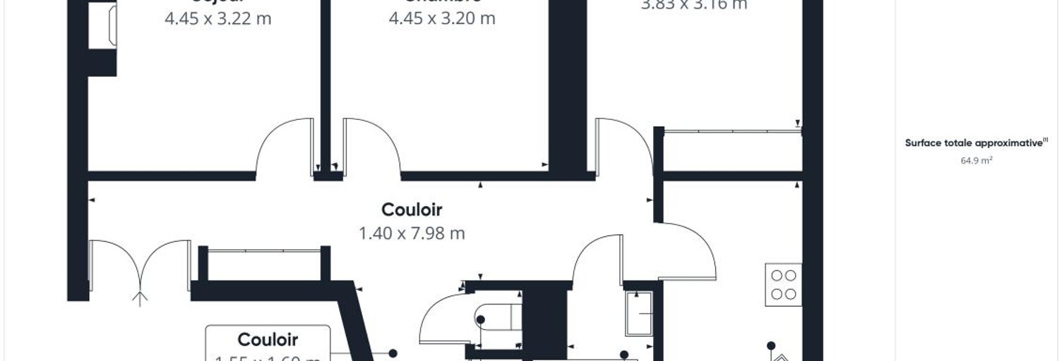 Appartement 3 Pièces 67 m² à vendre à Paris 19 (75019)