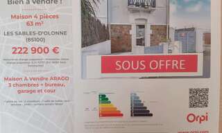 Maison 4 Pièces 63 m² à vendre à Les Sables-d'Olonne (85100)