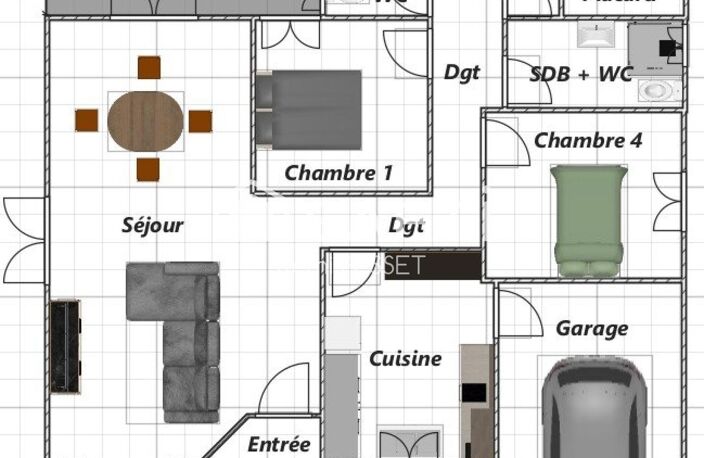 A vendre Maison 5 pièces propre et saine de plain pied — photo 3