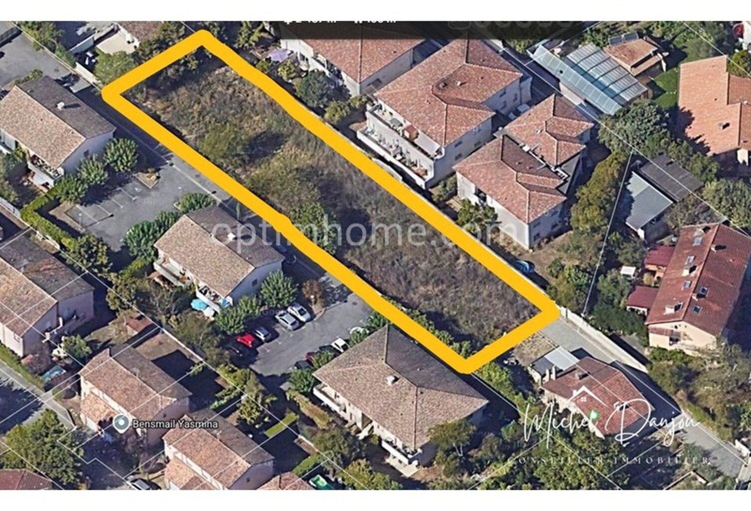 TOULOUSE LAFOURGUETTE, secteur calme, terrain plat à vendre de 1400 m² — photo 1