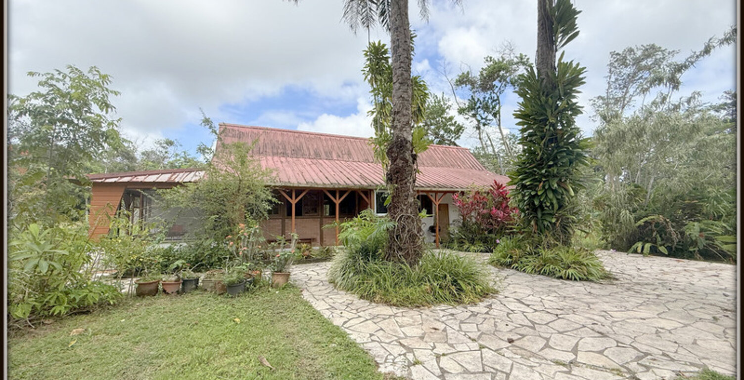 A VENDRE A SINNAMARY UNE MAGNIFIQUE MAISON T6 DE 122 m² SUPERFICIE TERRAIN 3,5 HECTARES - AU PRIX DE 249 000 € — photo 1