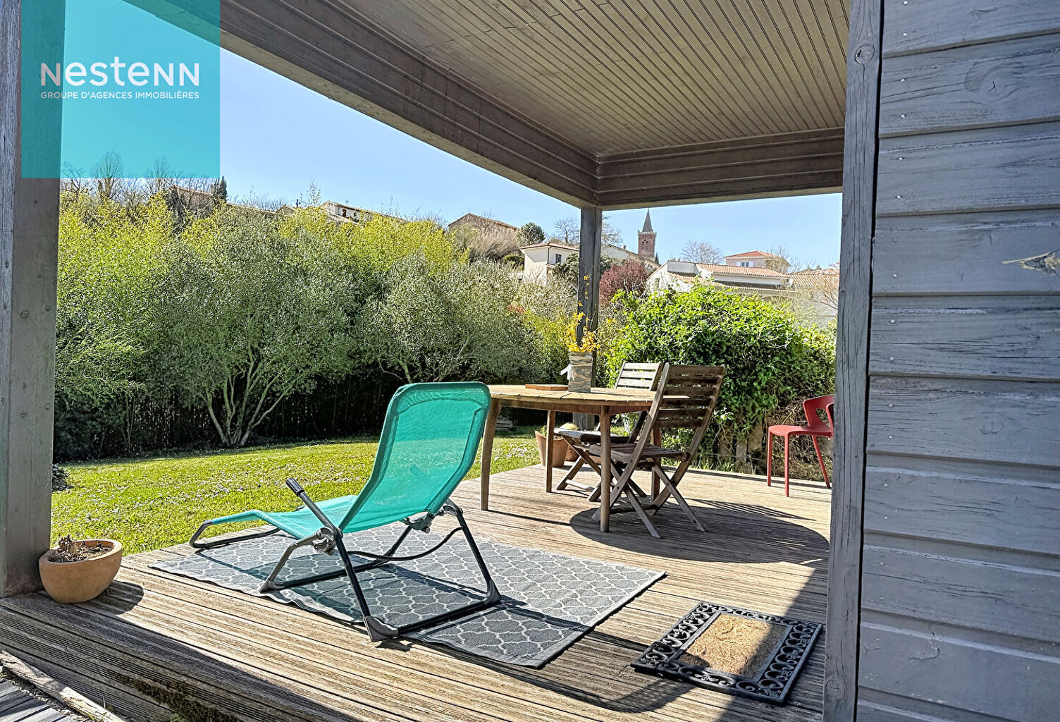 Maison à vendre 147 m2 et jardin de 1100 m2 à Saint Leon  31560 avec vue. — photo 1