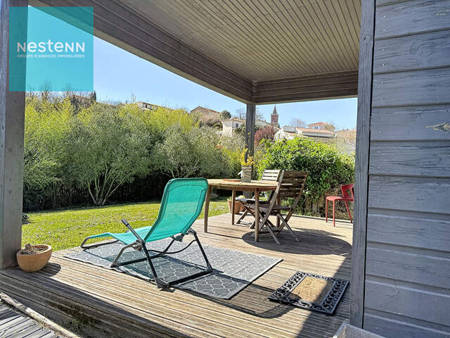 Maison à vendre 147 m2 et jardin de 1100 m2 à Saint Leon  31560 avec vue. — photo du bien
