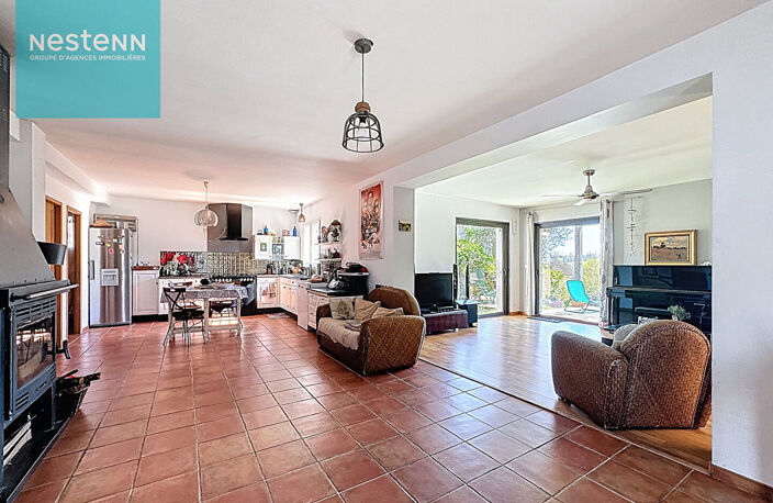 Maison à vendre 147 m2 et jardin de 1100 m2 à Saint Leon  31560 avec vue. — photo 2