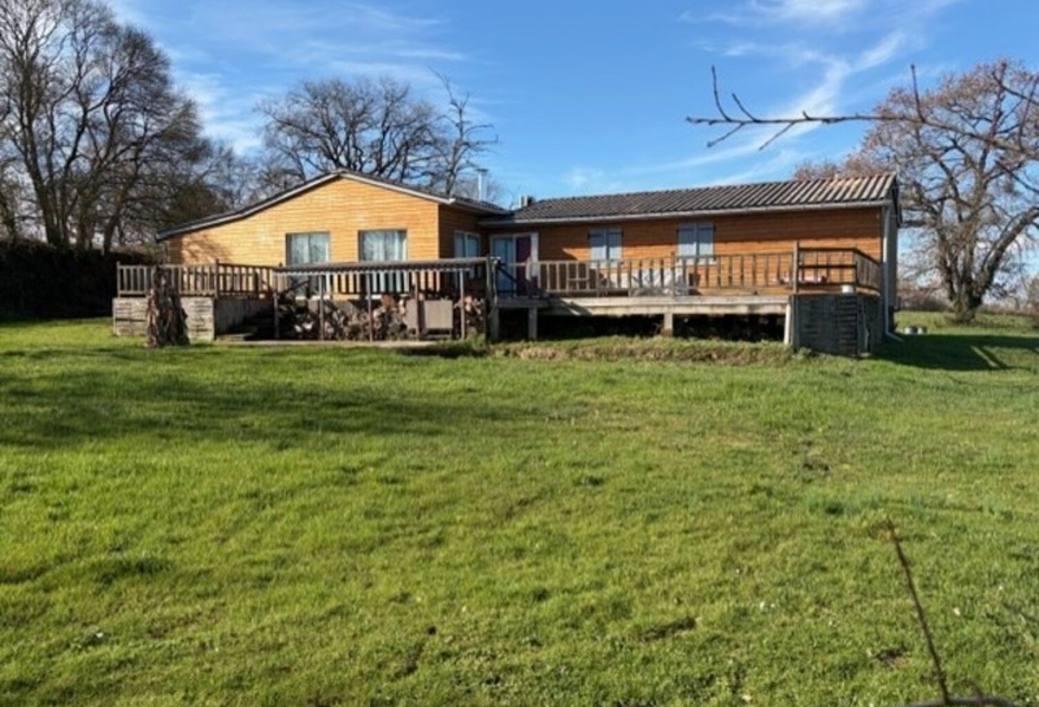 PLAISANCE(32) proche: au bout du chemin , SANS VOISIN, belle VUE, belle MAISON 174m2 économique, écologique, sur 15000m2 de terrain plat, dominant — photo 1
