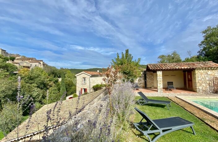 Dpt Gard (30), à vendre proche de BARJAC, aux portes de l'Ardèche, ancien Mas avec gîtes de 350 m² - Terrain de 5 000 m² avec piscine — photo 5
