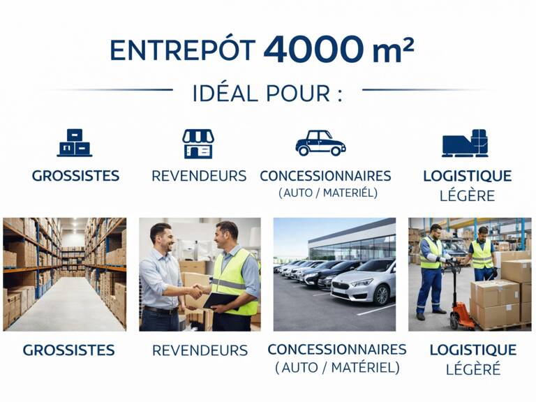 Dpt Rhône (69), A LOUER  LYON NORD  - ENTREPÔT / LOCAL D’ACTIVITÉ – VISIBILITÉ AUTOROUTE N°1 – QUAI + EXTERIEUR — photo 1
