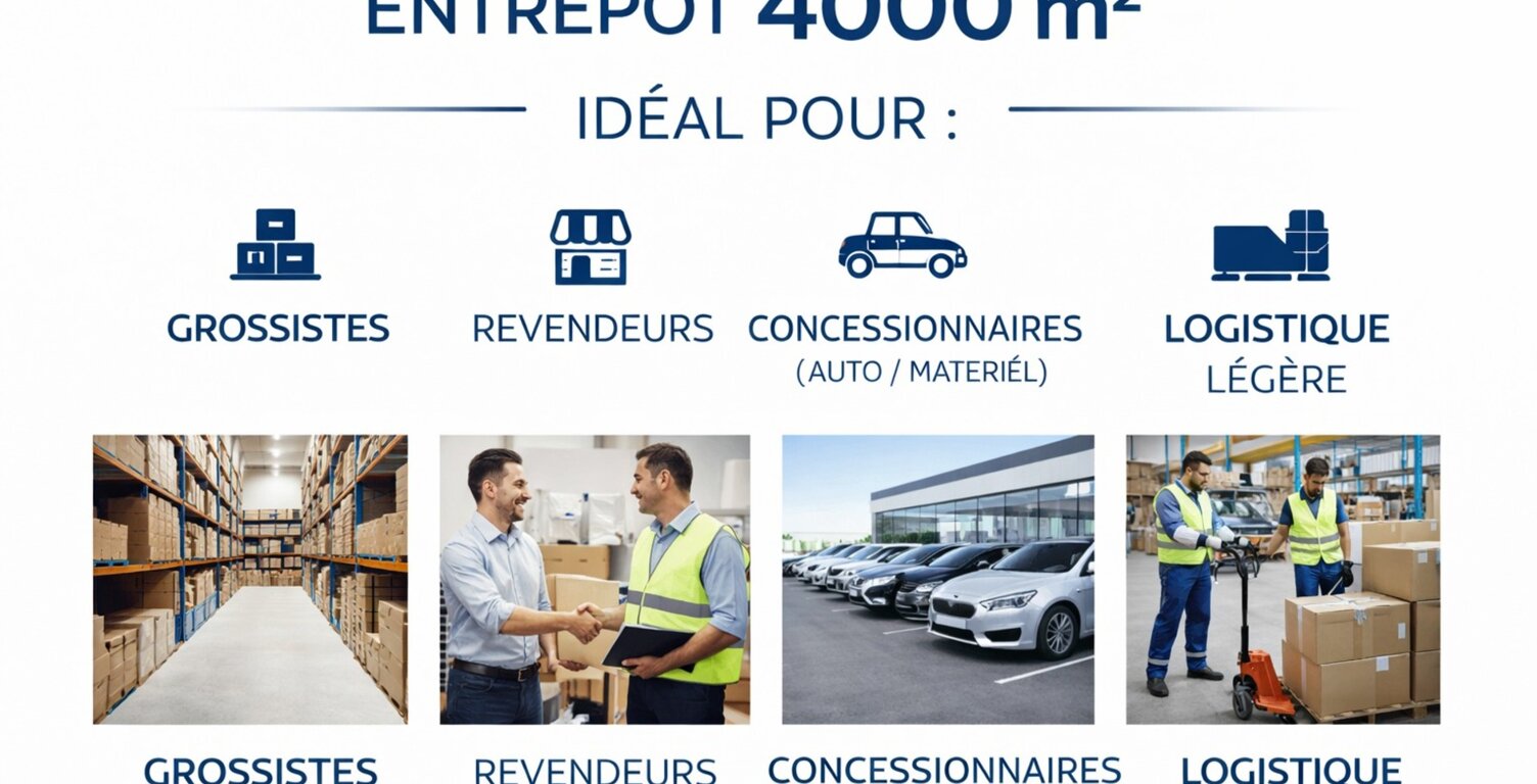 Dpt Rhône (69), A LOUER  LYON NORD  - ENTREPÔT / LOCAL D’ACTIVITÉ – VISIBILITÉ AUTOROUTE N°1 – QUAI + EXTERIEUR — photo 1
