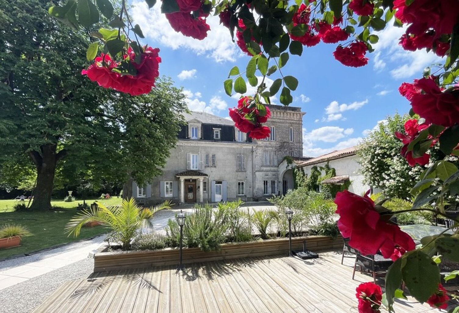 Château + gîte avec activité d’hébergement touristique proche de COGNAC (16) — photo 1