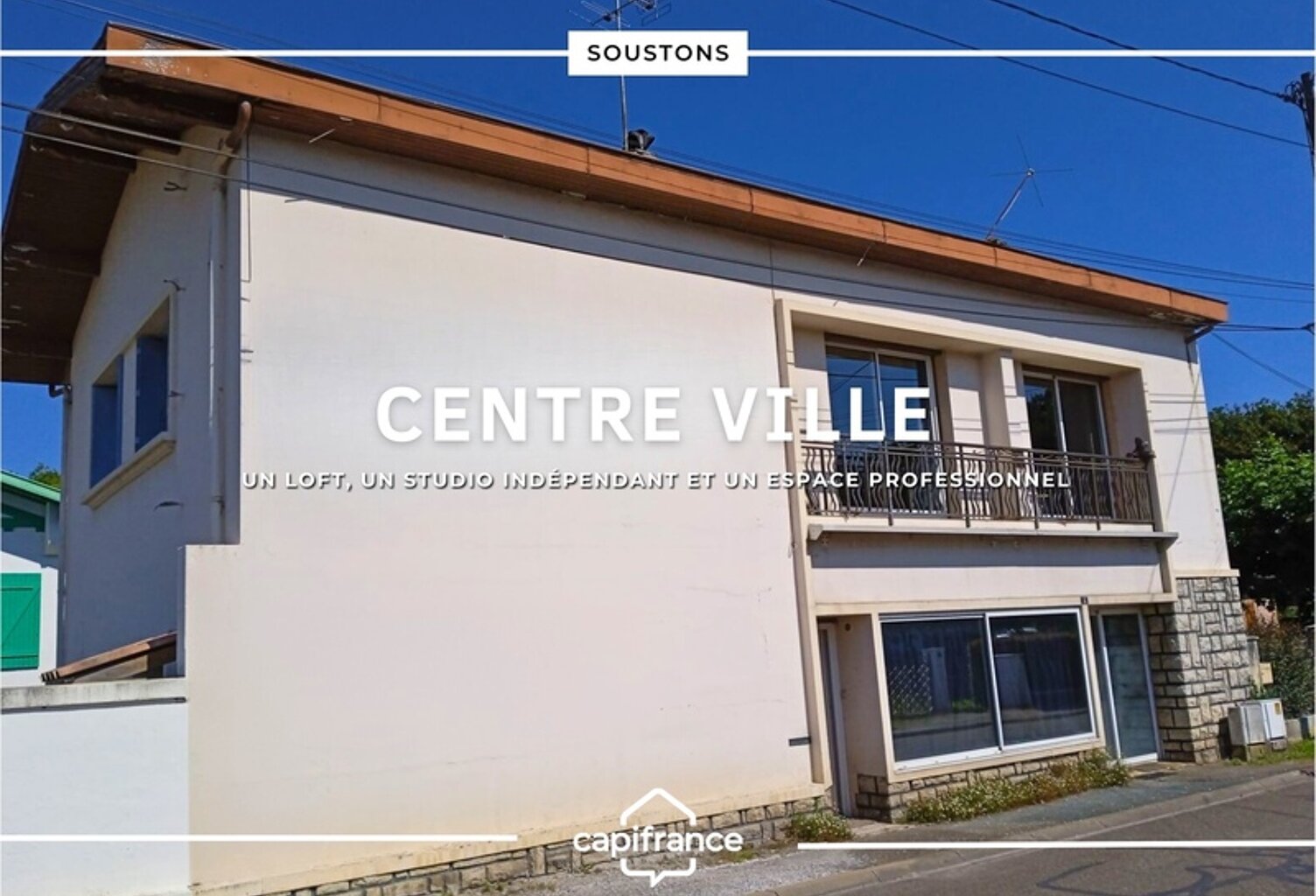 Maison comprenant : un loft, un studio indépendant et un local professionnel — photo 1