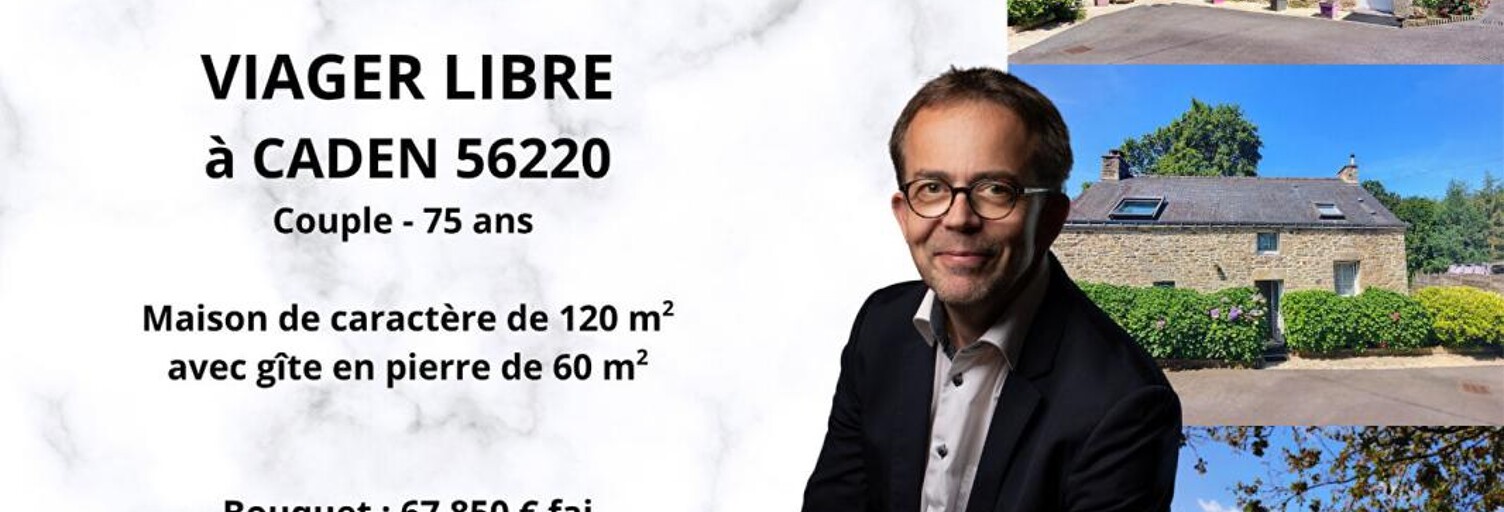 Maison 170 m² en viager Caden (56220)