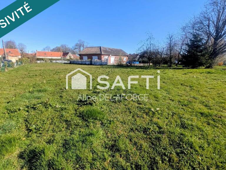 Terrain constructible 1 240 m²  Villers-Châtel  Façade +60 m — photo 1
