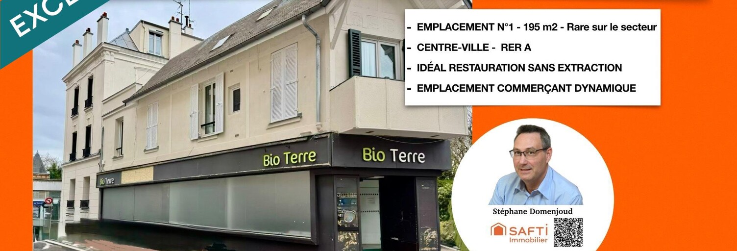Commerce 7 Pièces 195 m² à vendre à Le Vésinet (78110)
