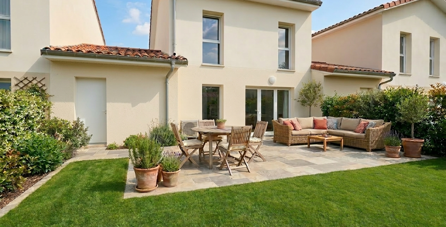 Maison T4 avec garage et jardin — photo 1