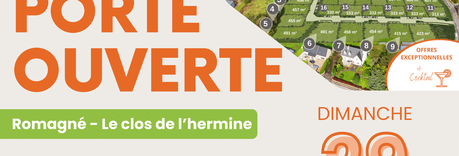 Terrain  333 m² à vendre à Romagné (35133)