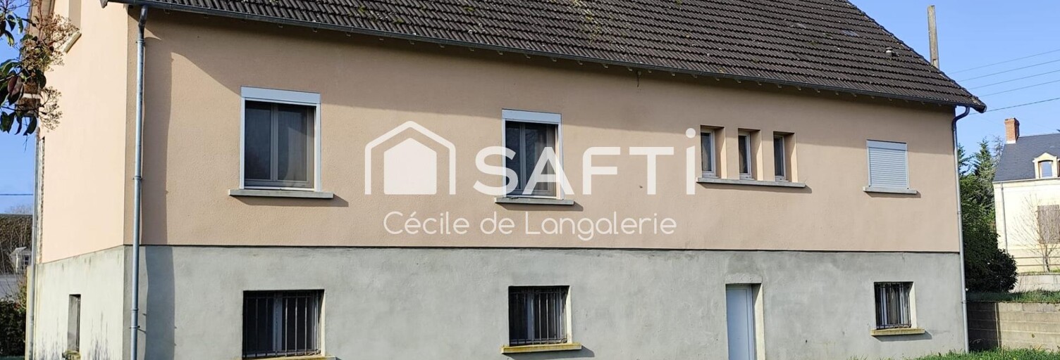 Maison 4 Pièces 167 m² à vendre à Oulches (36800)