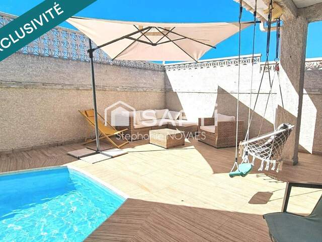 A vendre - Maison T4  avec piscine et garage, proche des plages. — photo du bien