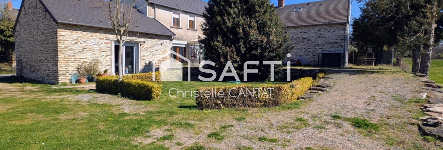 Maison 3 Pièces 199 m² à vendre à Bussière-Saint-Georges (23600)