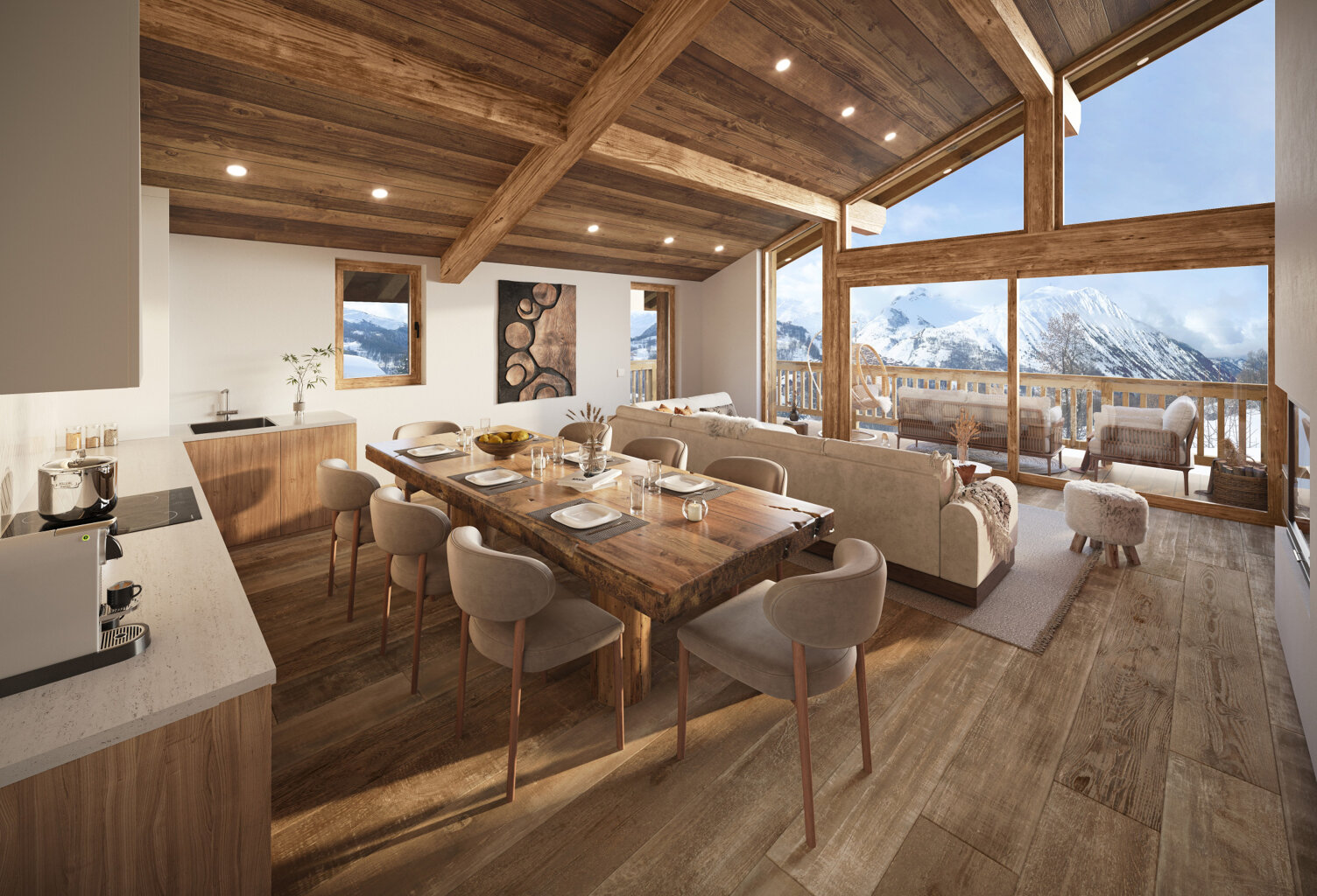 Les Chalets Alpins - Appartement 4 pièces — photo 1