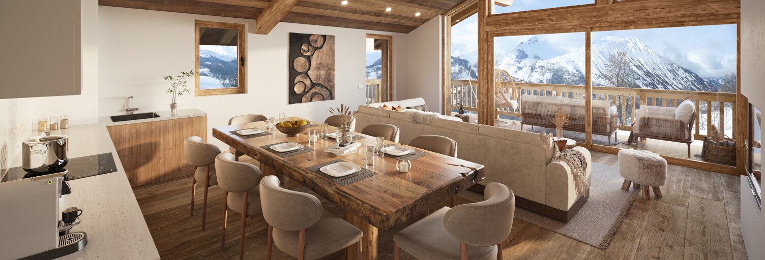 Appartement 4 Pièces 95 m² à vendre à Les Belleville (73440)