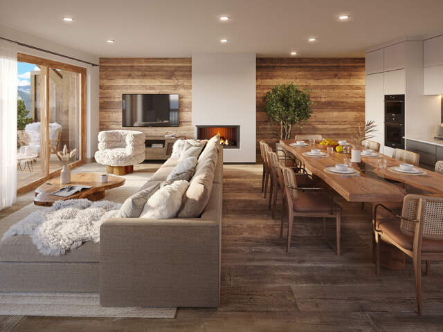 Les Chalets Alpins - Appartement neuf 3 pièces — photo du bien