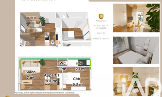 Appartement 2 Pièces 30 m² à vendre à Fougères (35300)