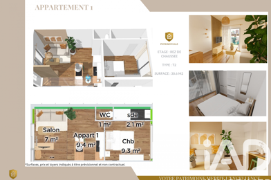 Appartement 2 pièces 90876 €