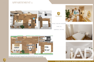 Appartement 2 pièces 93905 €